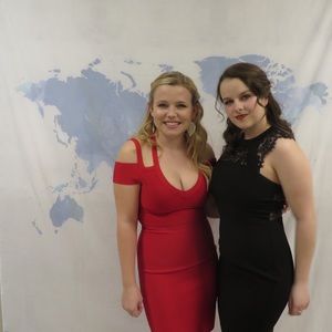 BEBExNaven red bandage dress- will accept any offer